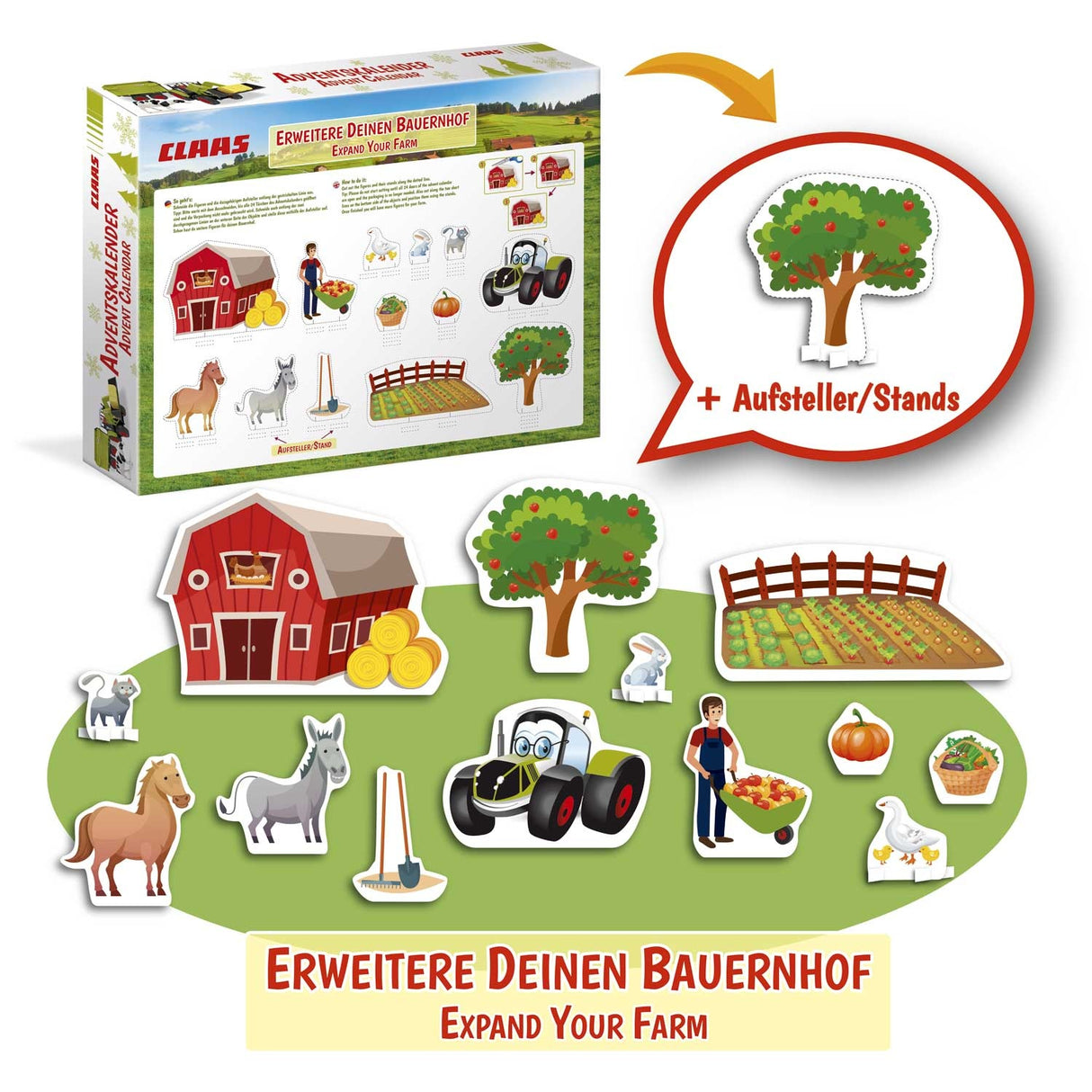 CRAZE Adventskalender Claas Bauernhof