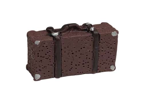 Wichtelzubehör Mini Koffer Braun