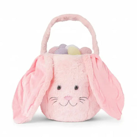 Osternest und Osterkorb Tasche Kuschelhase Rosa