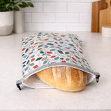 Lunchbag und Brotbeutel Colibri Blätter Boho