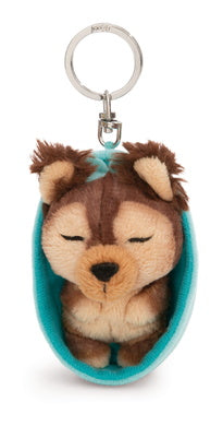 Schlüsselanhänger Plüsch Sleeping Pets Hund Yorkshire Terrier