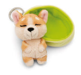 Schlüsselanhänger Plüsch Sleeping Pets Hund Welsh Corgi