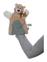 Schmusetuch Handpuppe Bär