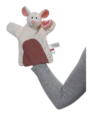 Schmusetuch Handpuppe Maus