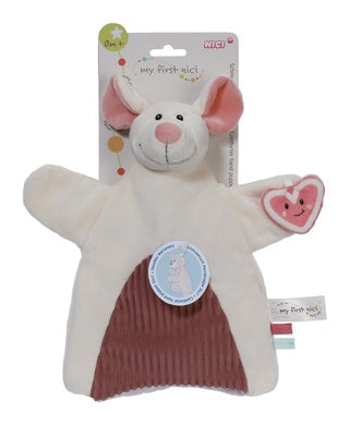 Schmusetuch Handpuppe Maus