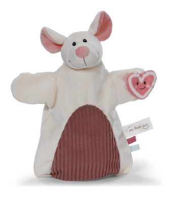 Schmusetuch Handpuppe Maus