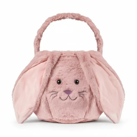Osternest und Osterkorb Tasche Kuschelhase Altrosa
