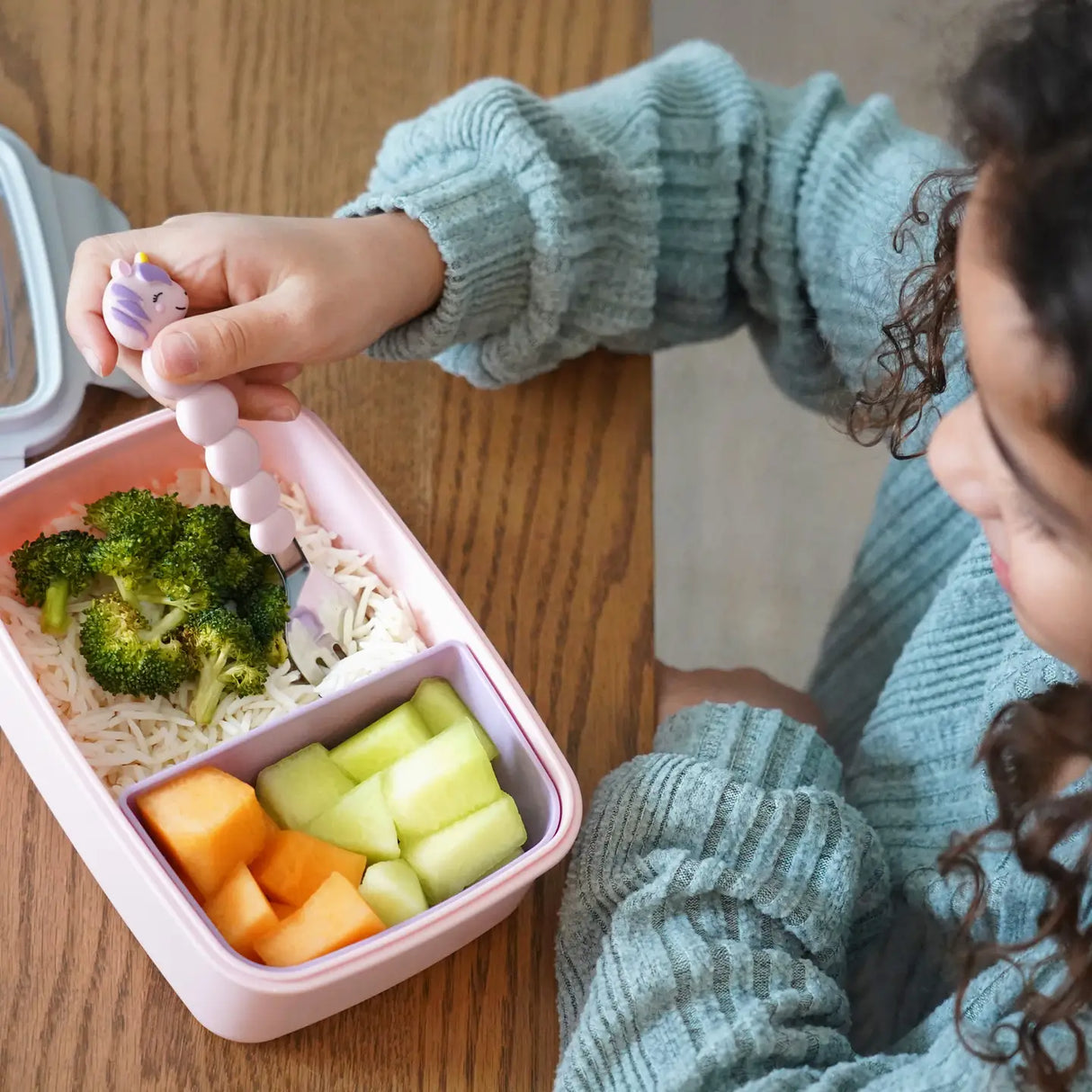 Znünibox Bentobox mit Trennschale Melii 800ml Rosa