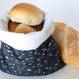 Lunchbag und Brotbeutel Colibri Muster Dunkelblau