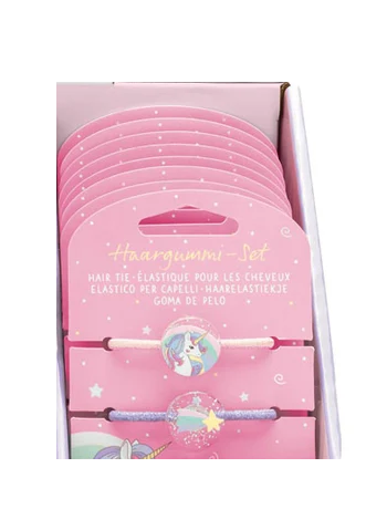 Haargummi 2er Set Einhorn & Stern