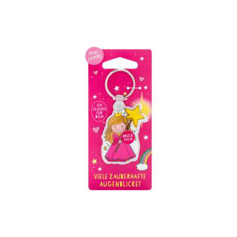 Anhänger mit LED Lampe Prinzessin