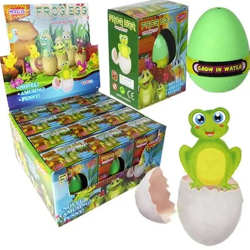 Wachsender Frosch im Ei