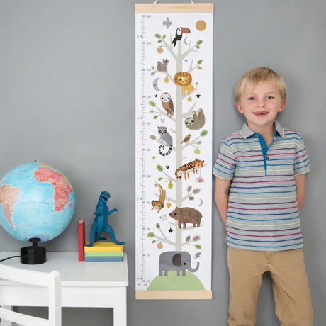 Messlatte für Kinder Dschungeltiere