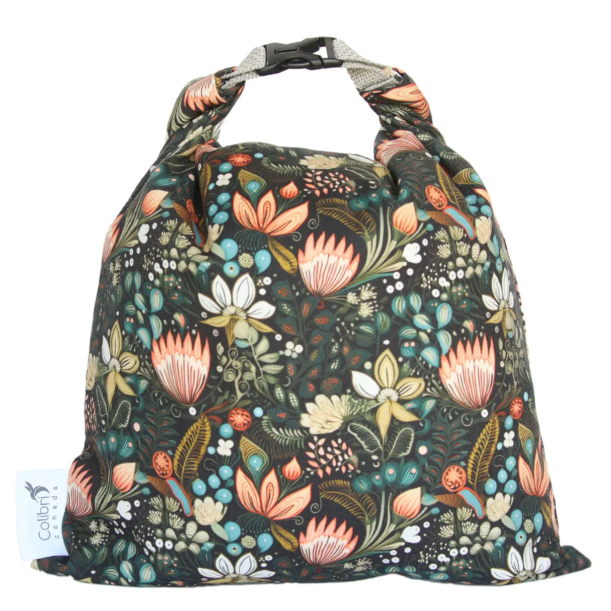 Lunchbag und Brotbeutel Colibri Blume Boho