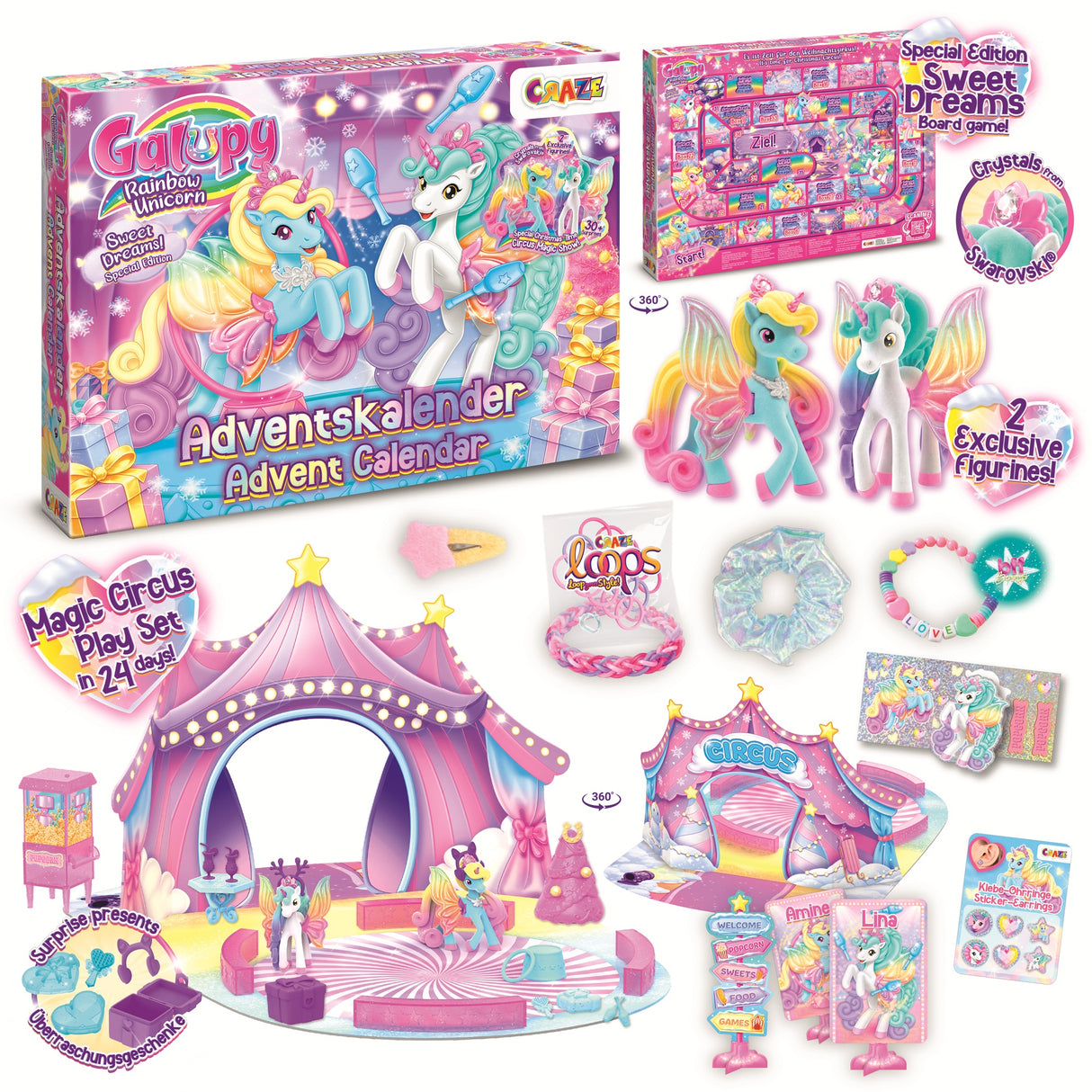 CRAZE Adventskalender Galuppy Sweet