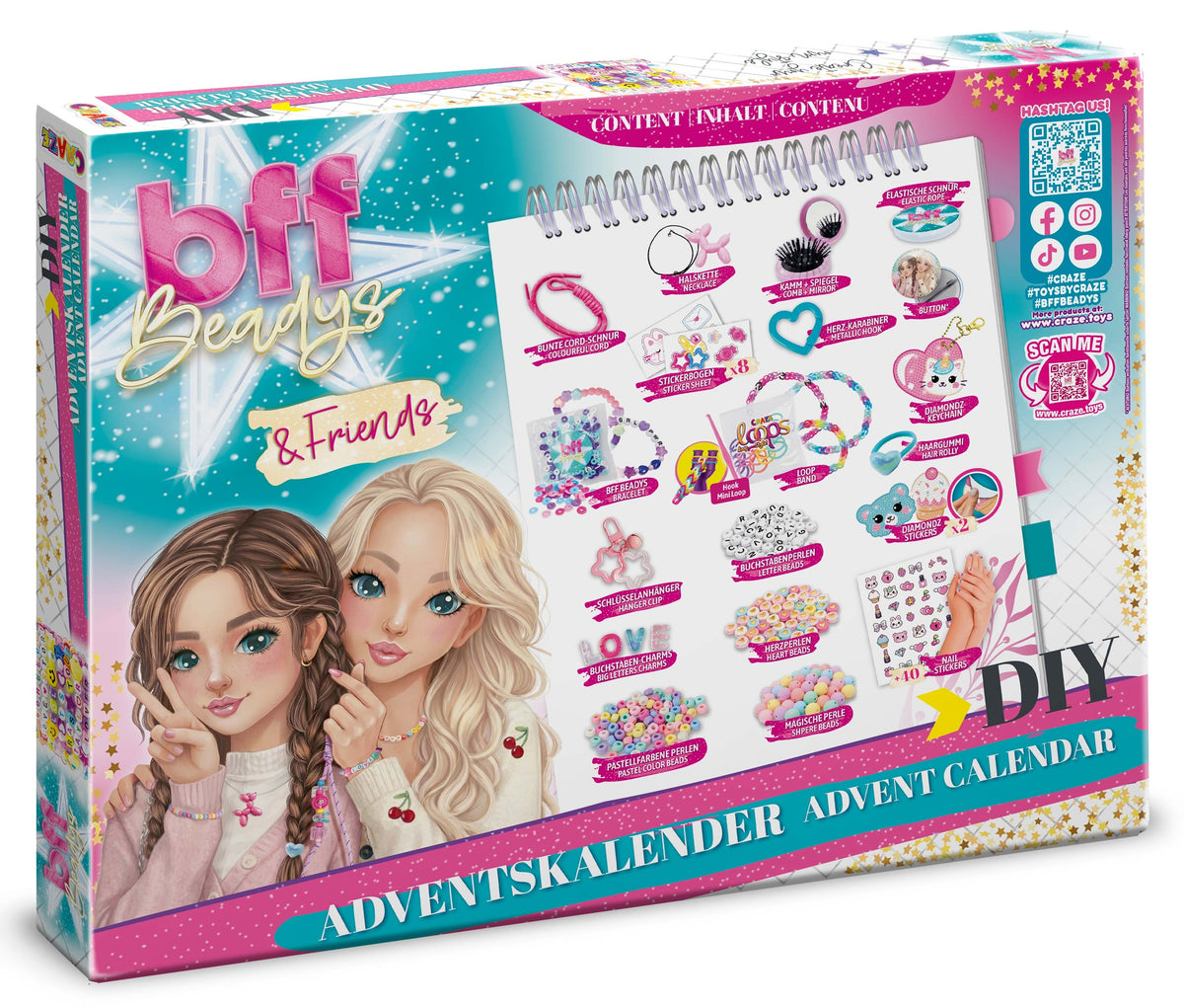 CRAZE Adventskalender BFF Beadys