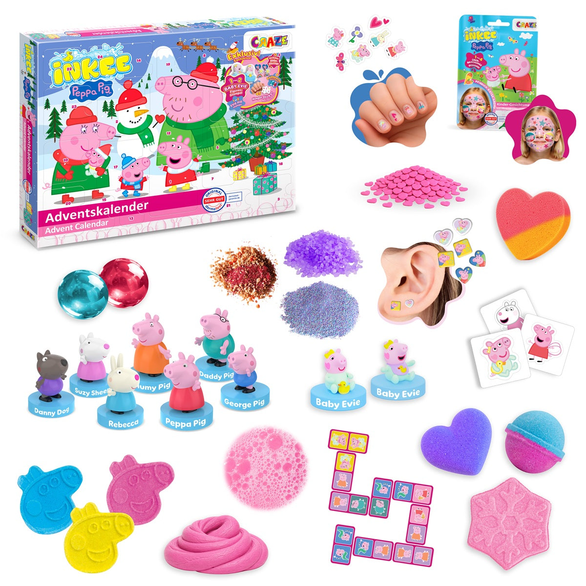 CRAZE Adventskalender Peppa Wutz