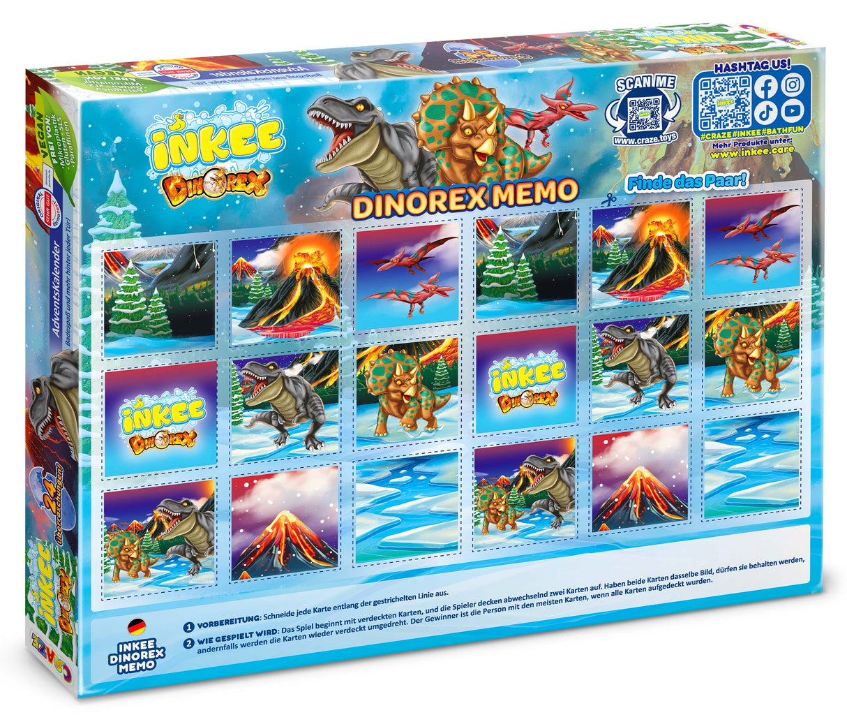 CRAZE Adventskalender Dino