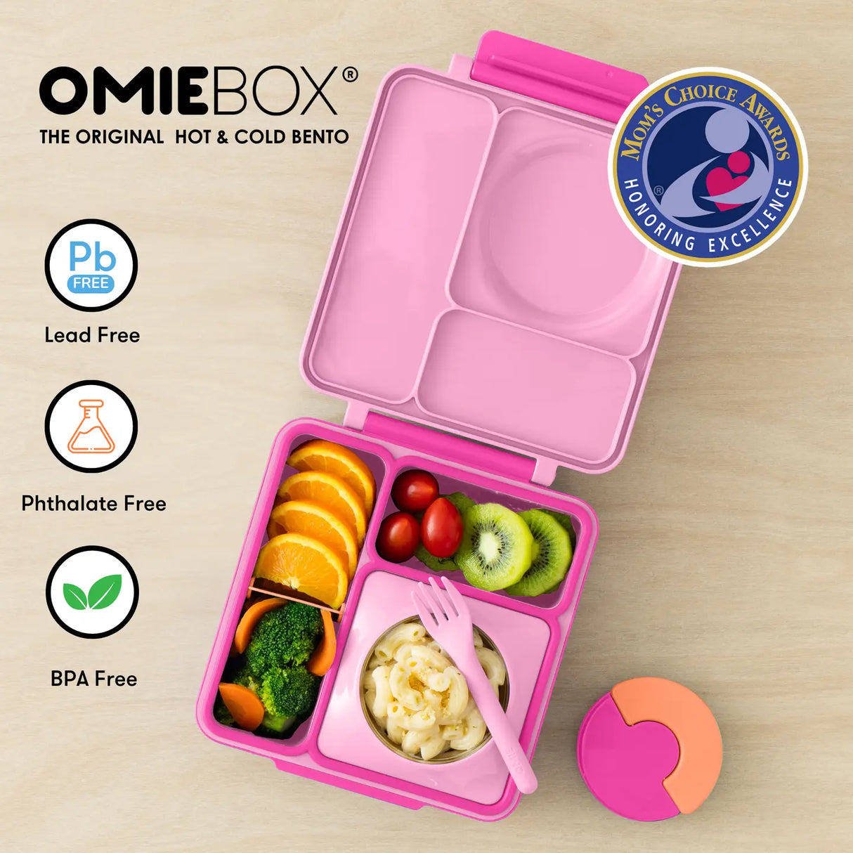 Thermo Lunchbox OmieBox Pink