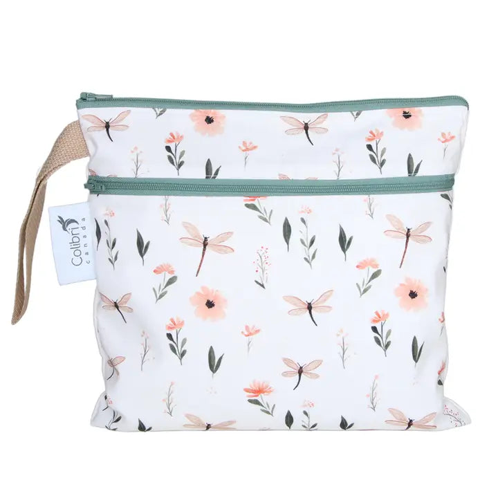 Lunchbag 2fach Colibri Libelle Weiss