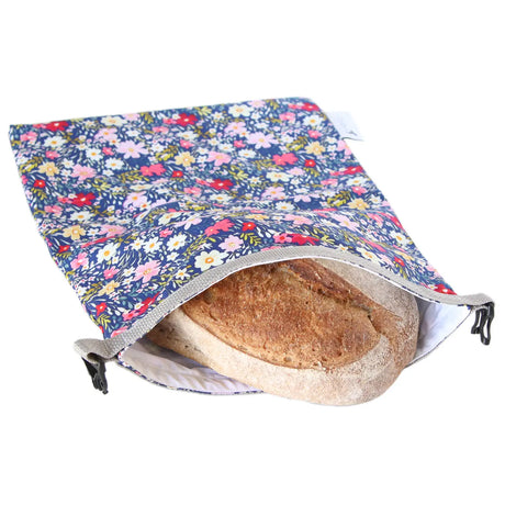 Lunchbag und Brotbeutel Colibri Blume Blau