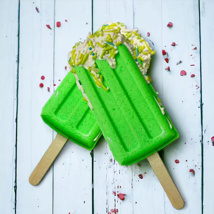 Badekugel handgemacht Glace Grün