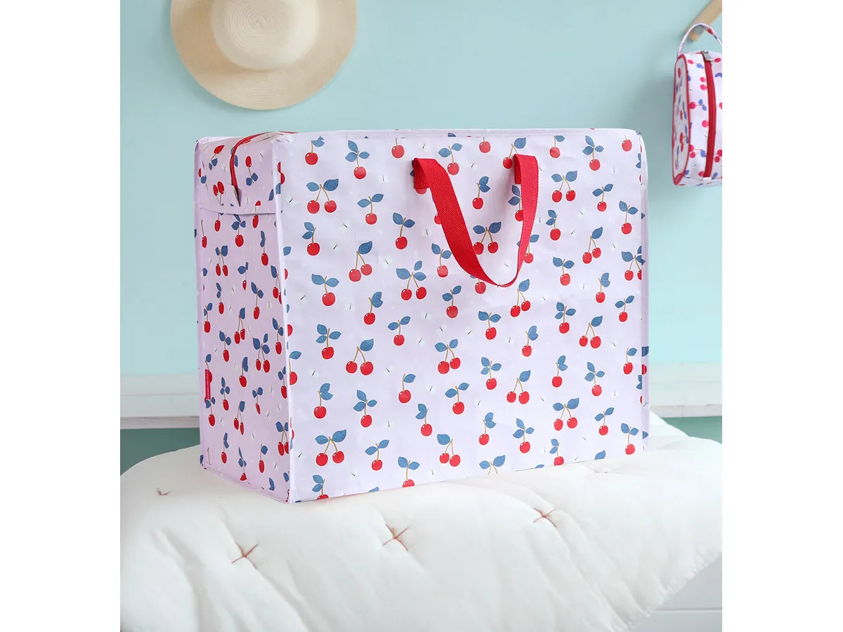 Badetasche und Reisetasche XL Kirschen