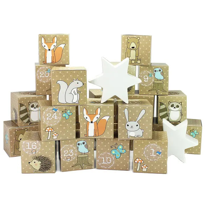 Adventskalender Schachteln Waldtiere