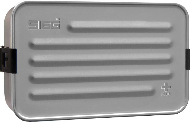 Znünibox Metall Alu Sigg L Silber