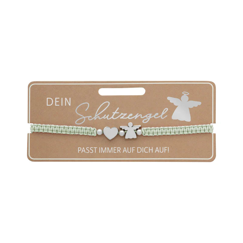 Armband mit Charms - Schutzengel Mint