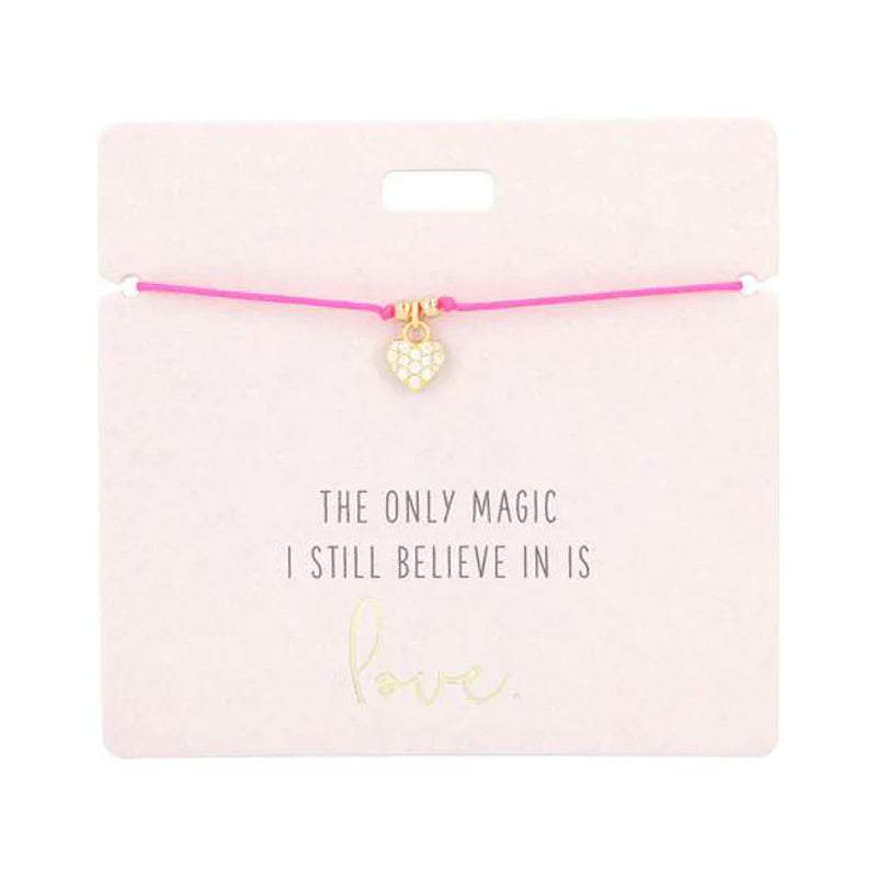 Armband mit Charms - Herz Goldig