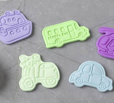 Ausstechformen und Stanzformen 6er Set Fahrzeug