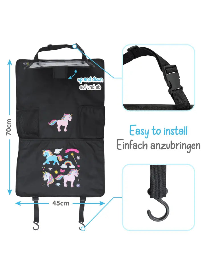 Auto Rücksitz Organizer Einhorn