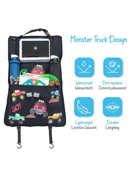 Auto Rücksitz Organizer Monstertruck