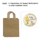Osternest Papiertaschen XXL Beige
