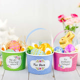 Osternest und Osterbecher Set Bunt