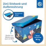 Erinnerungsbox, Spielbox & Sitzbank Camping