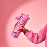 Edelstahl Trinkflasche Ion8 500ml Flamingo