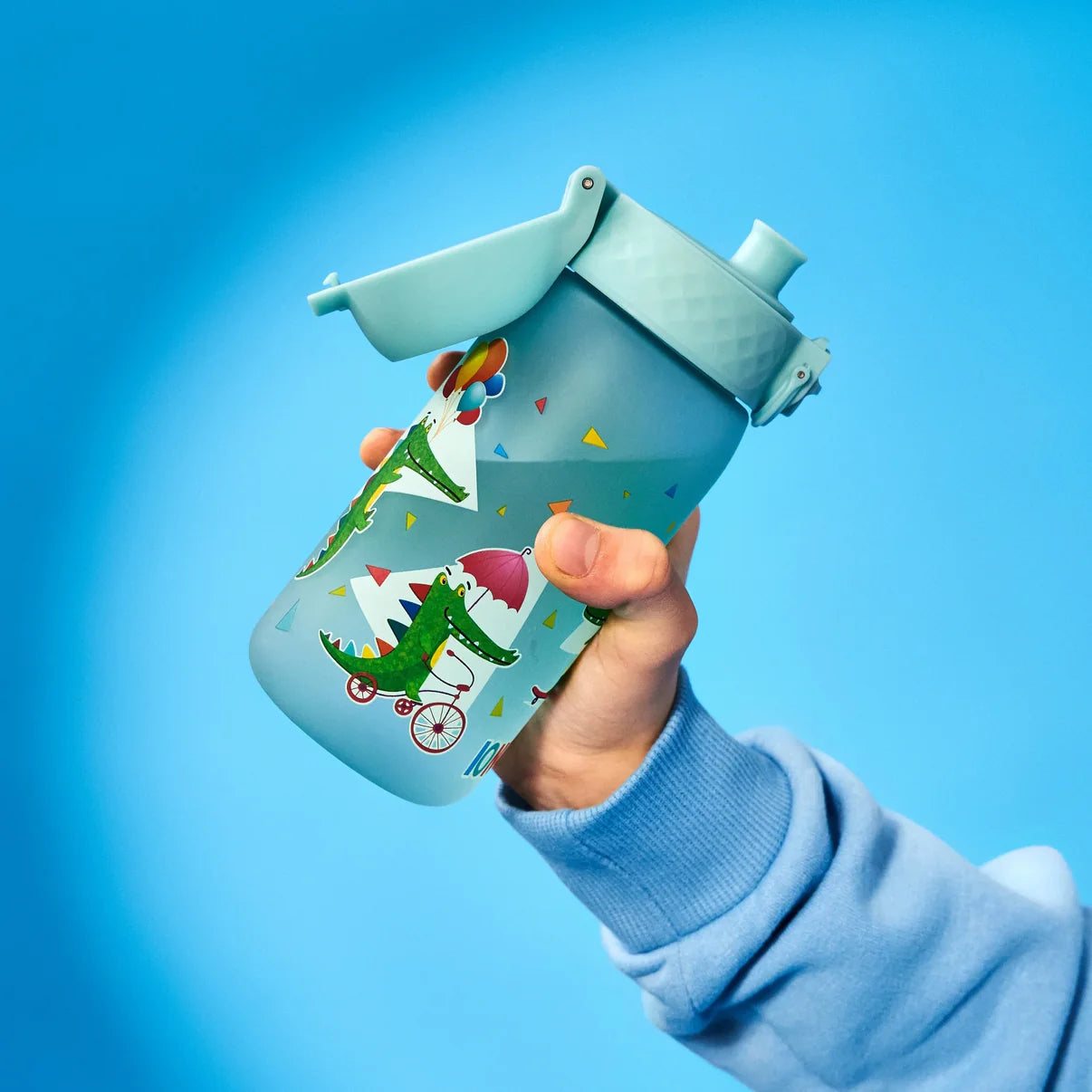 Kinder Trinkflasche Ion8 400ml mit Motiv Krokodil