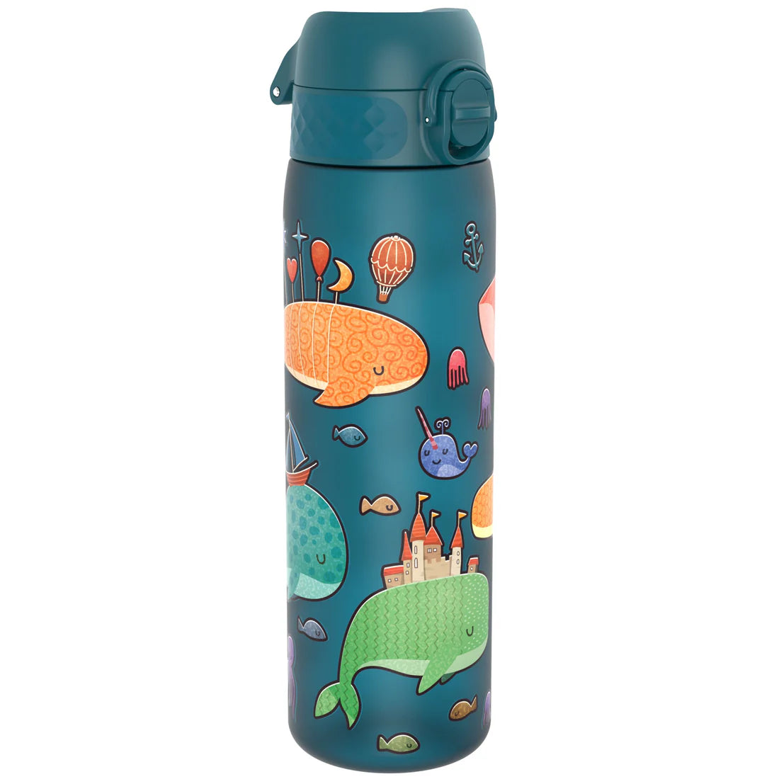 Trinkflasche Ion8 500ml mit Motiv Walfisch