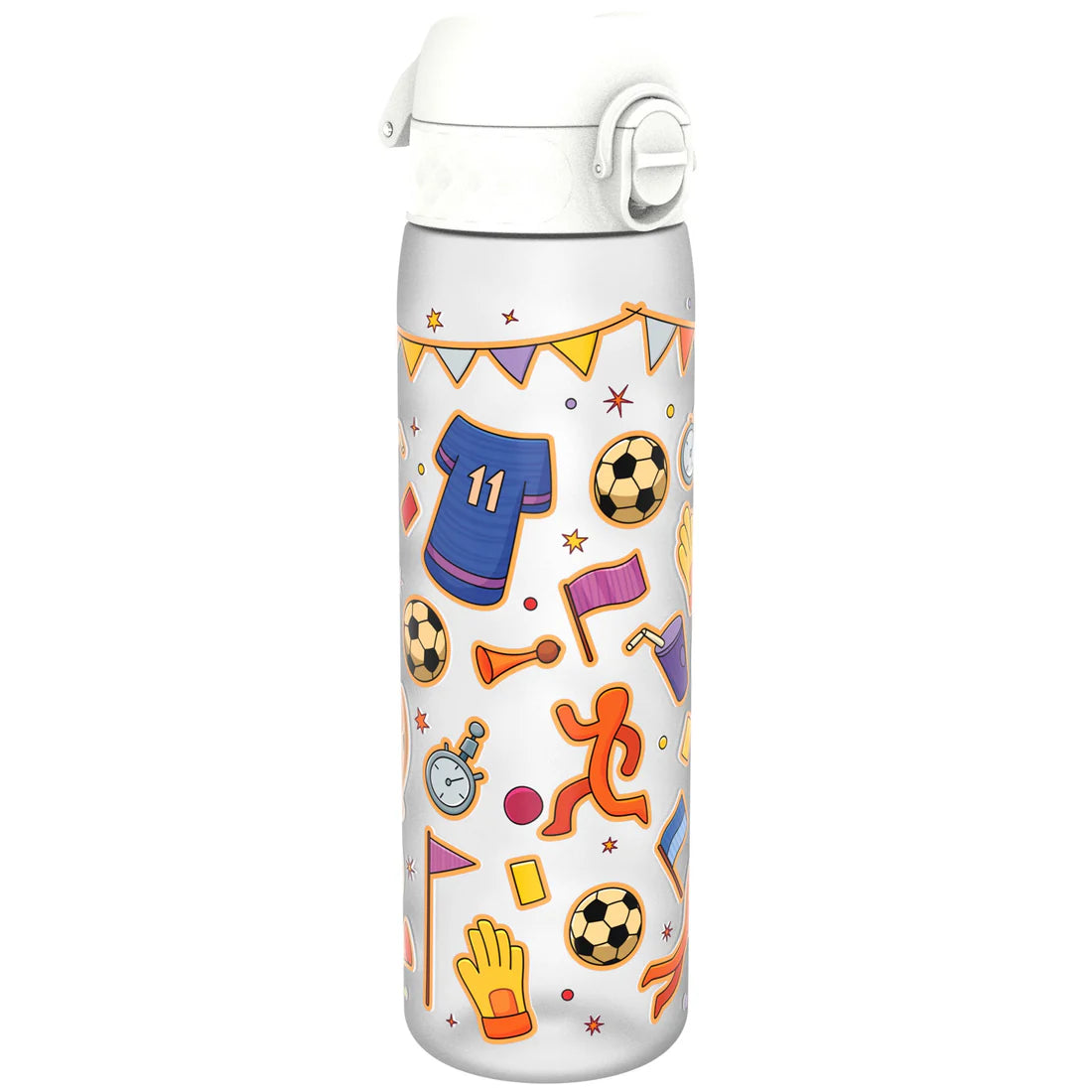 Trinkflasche Ion8 500ml mit Motiv Fussball