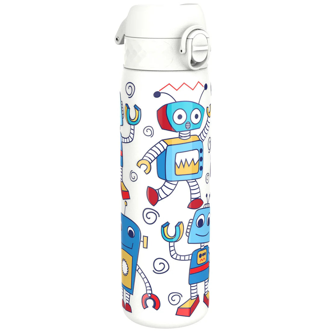 Edelstahl Trinkflasche Ion8 500ml Roboter