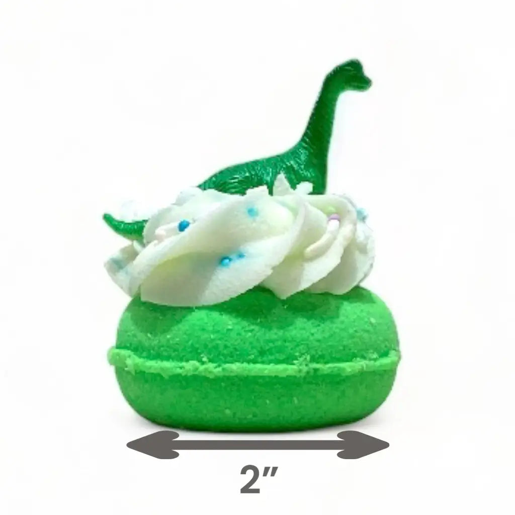 Badekugel handgemacht Donut Dino