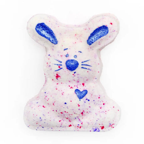 Badekugel handgemacht Hase weiss