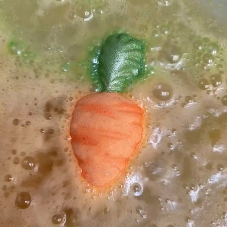 Badekugel handgemacht Karotte Mini