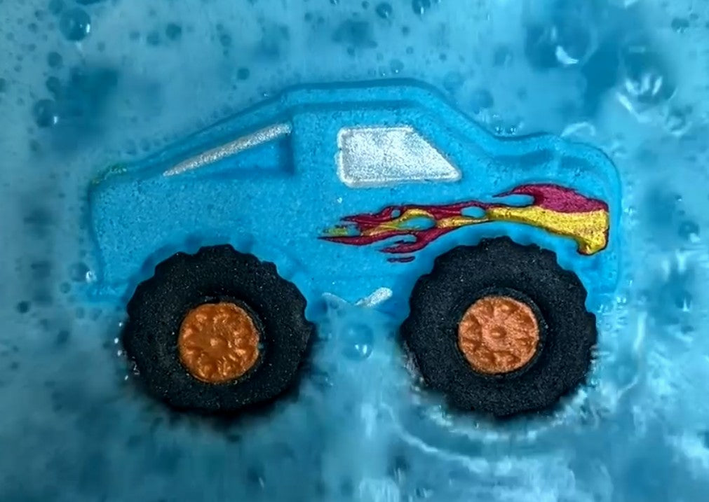 Badekugel handgemacht Monstertruck
