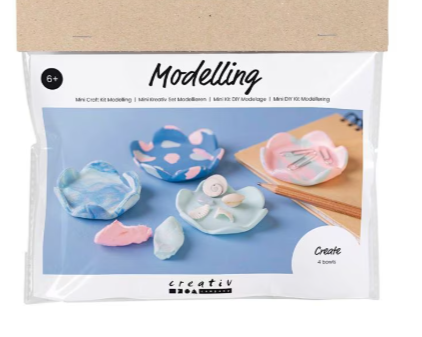 Bastelset Modellier-Set Schalen