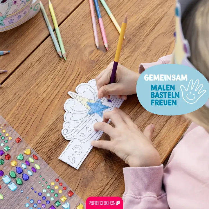 Bastelset Papierkronen Diademe