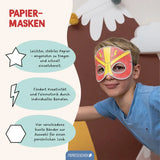 Bastelset Papiermasken Superhelden