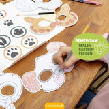 Bastelset Papiermasken Tierwelt
